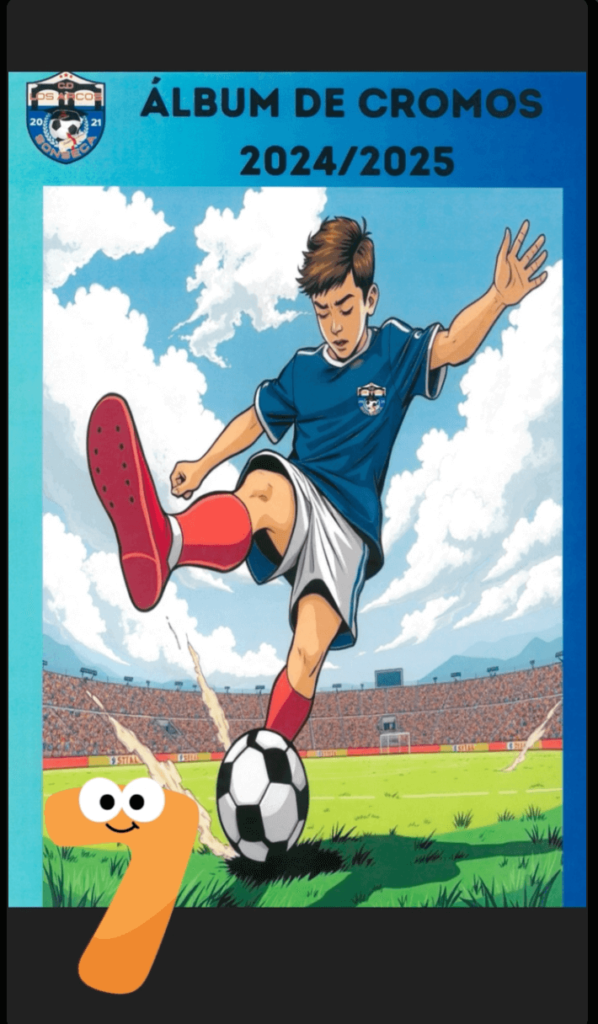 Portada album de cromos 2025