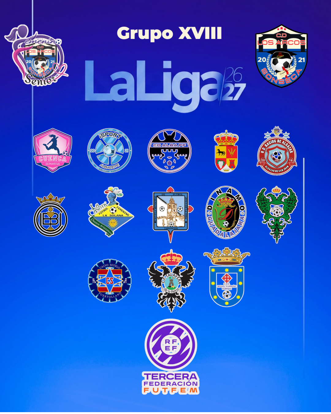 El Senior Femenino competirá en el Grupo XVIII de la 3ª RFEF