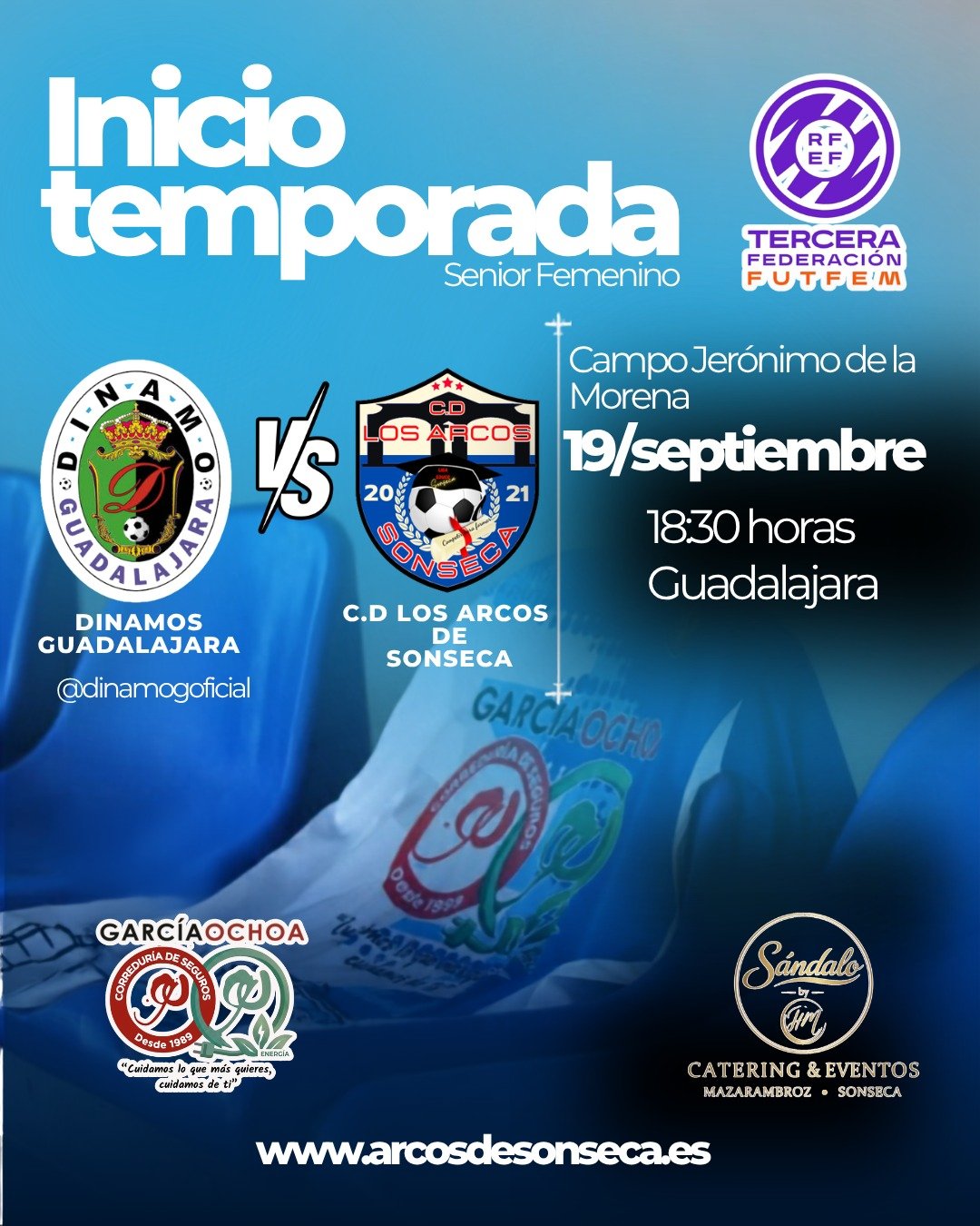 El Senior Femenino arranca la liga visitando al Dínamo Guadalajara