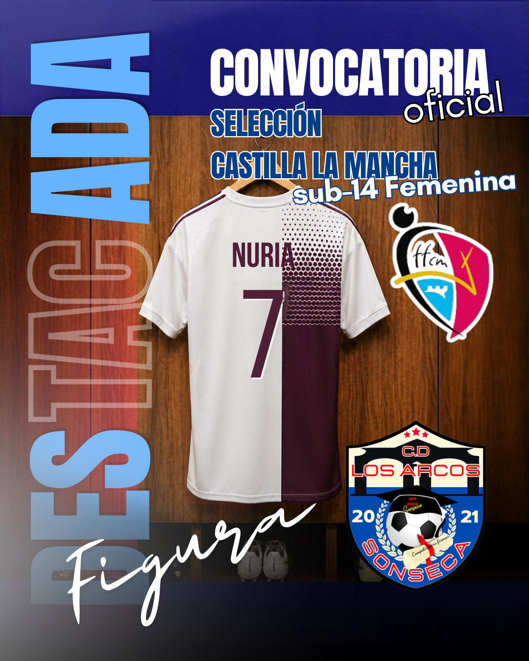 Nuria Benitez, convocada con la Selección Sub-14 Femenina de Castilla-La Mancha