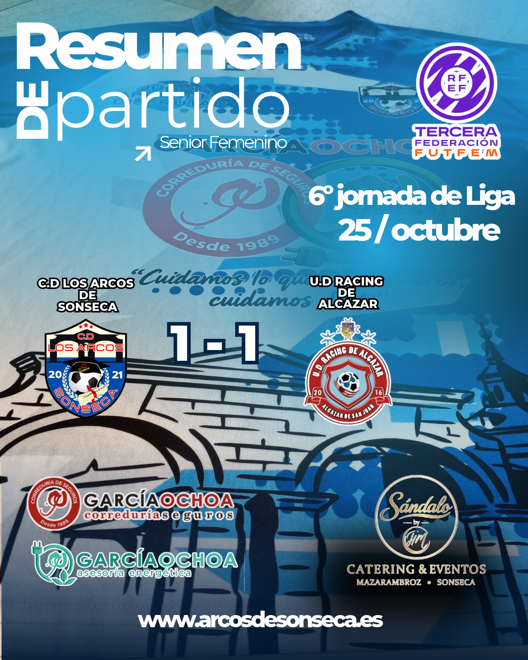 Primer punto en el Martín Juanes: 1-1 ante el Racing de Alcázar y la sensación de que esto acaba de empezar